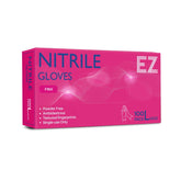 EZ ESSENTIALS NITRILE GLOVES PINK 100 PACK - LARGE